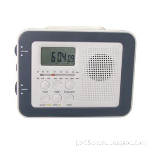Kitchen AM/FM Radios with Clock and Stand Board